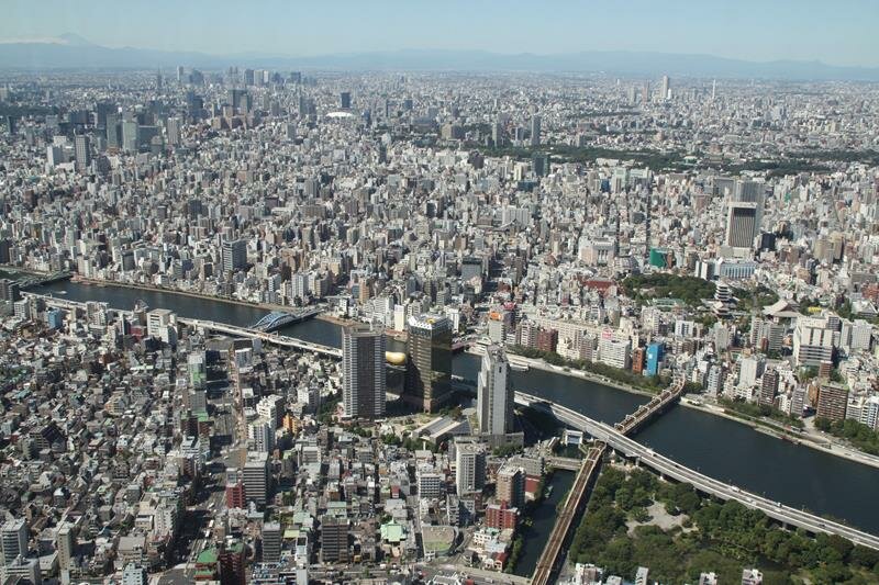 Sumida River from Tokyo Skytree
