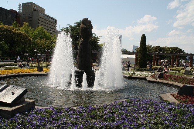 Guardian of Water fountain Yamashita Park Yokohama